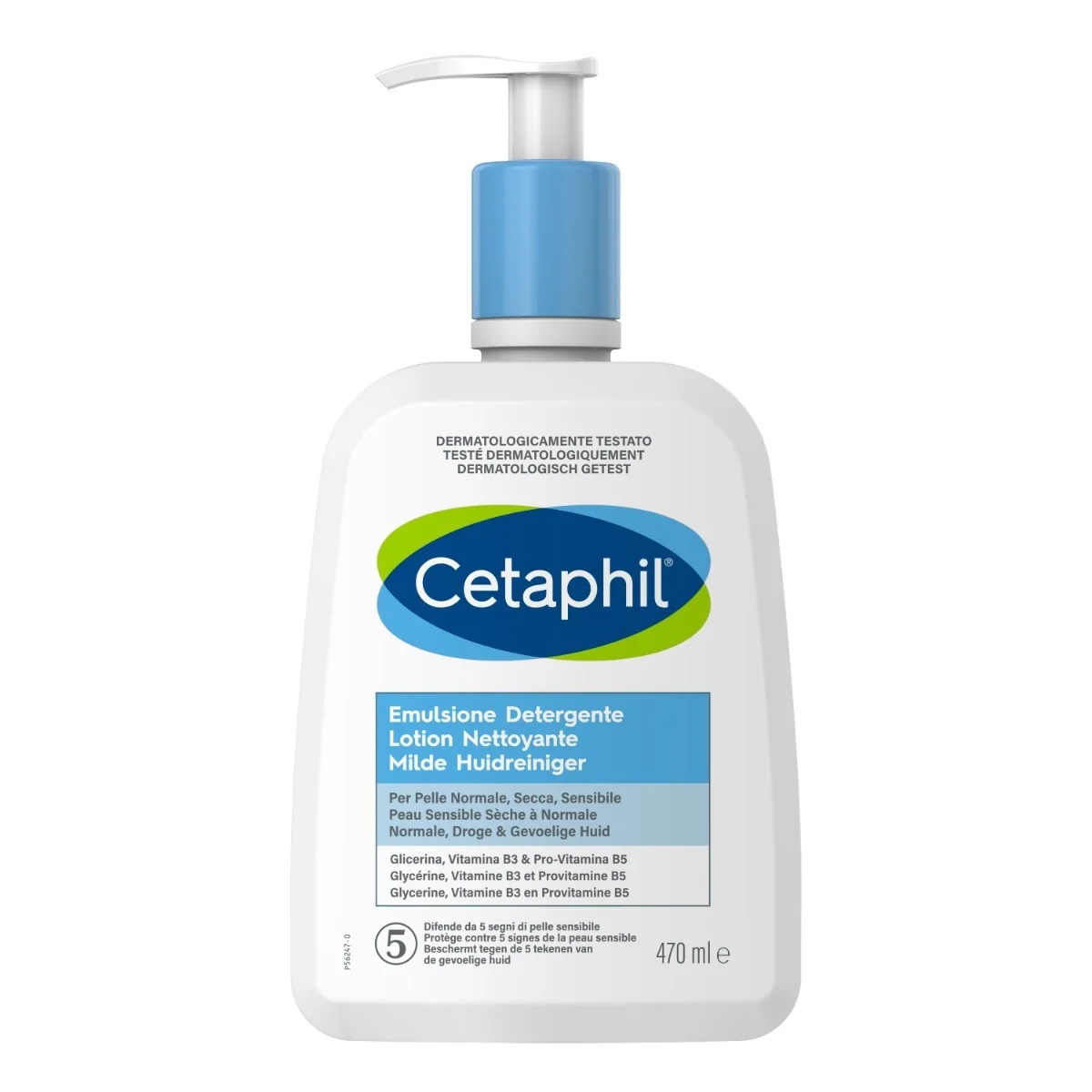 CETAPHIL Cetaphil reinigingsemulsie 470 ml voor de gevoelige en droge huid