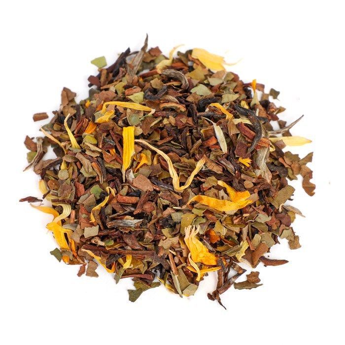 Non-alcoholic drinks - Terre d'Oc: Organic iced white tea with watermelon and strawberry, Bronzette, 10 XL sachets, Terre d'Oc