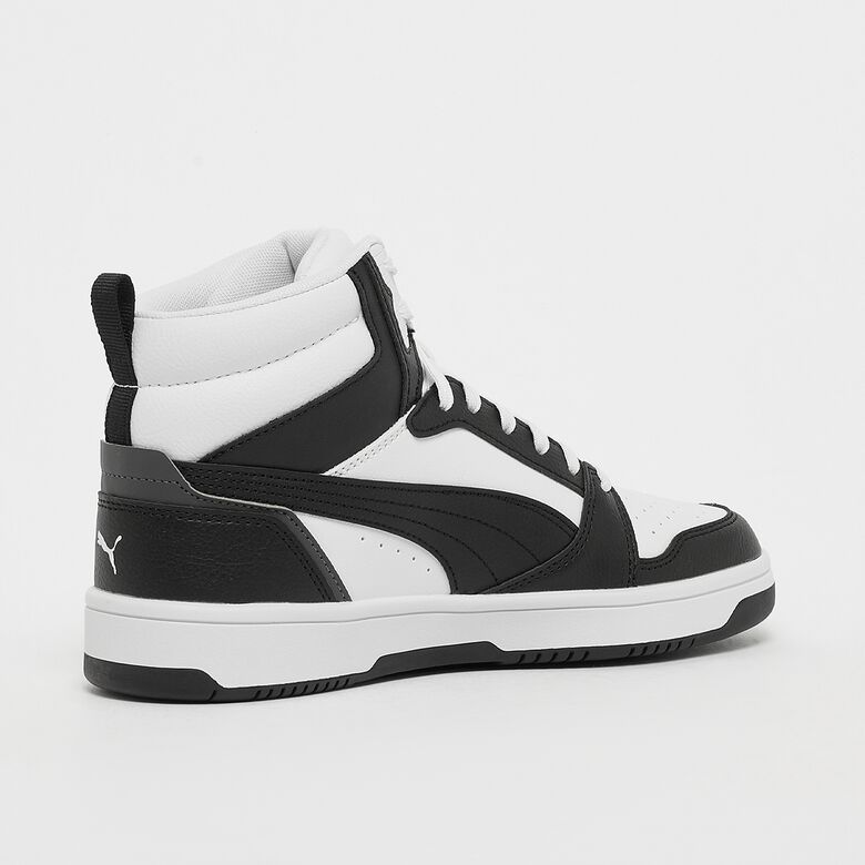 Rebound V6 Mid Jr puma bianco/puma nero/grigio ombra (GS)