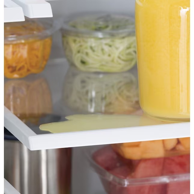 GE French-Door-Kühlschrank (765 Liter) mit Eiswürfelbereiter (fingerabdruckresistenter Edelstahl) ENERGY STAR