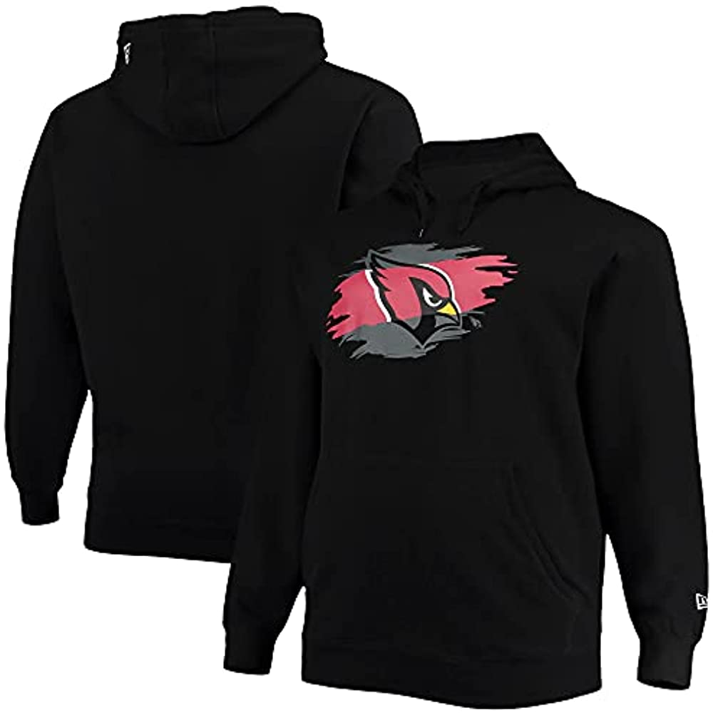 Sudadera con capucha para hombre con logo principal de la NFL, tallas grandes.