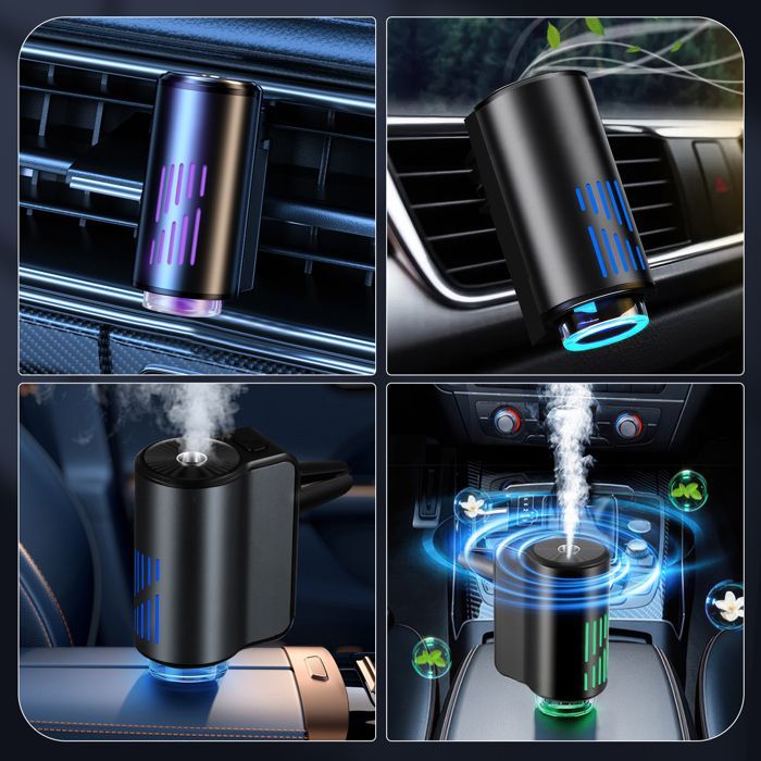 Deodorante per auto TTLIFE con 30 ml di fragranza. Diffusore a ultrasuoni intelligente con 3 modalità intelligenti, on/off