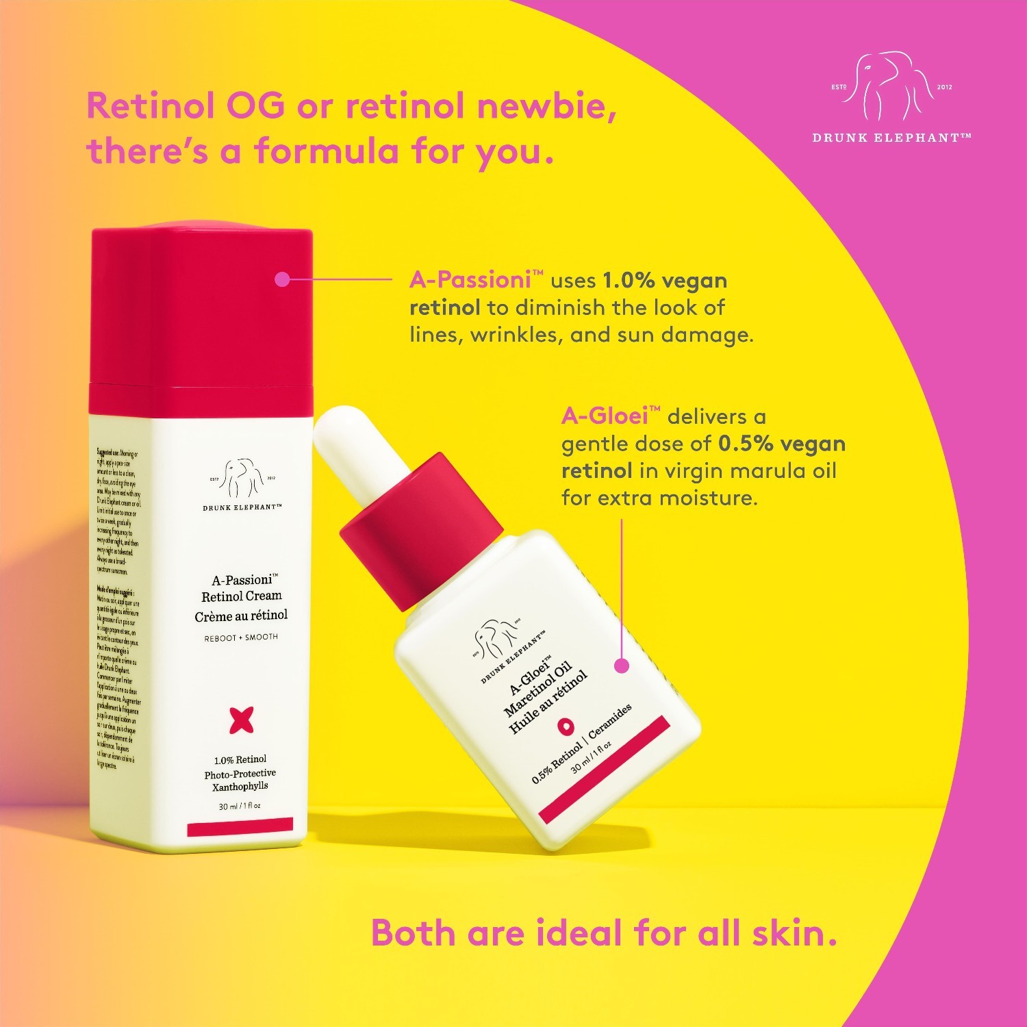 Girto dramblio veido kremas A-Passioni retinolio kremas - 10 ml