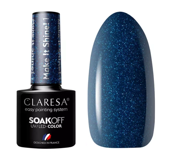 Claresa hybrydowy lakier do paznokci Make It Shine 1 5 g