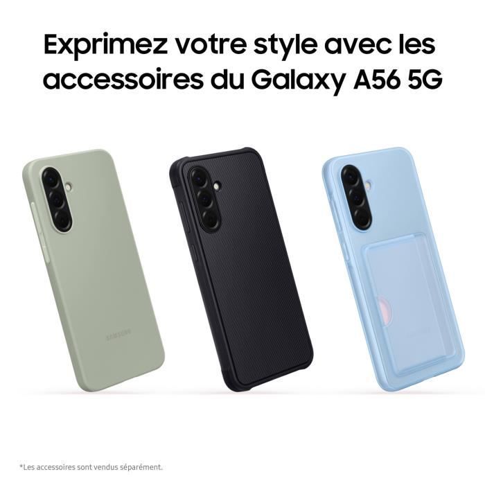 Smartphone SAMSUNG Galaxy A56 5G de 128 GB, color rosa - Versión francesa