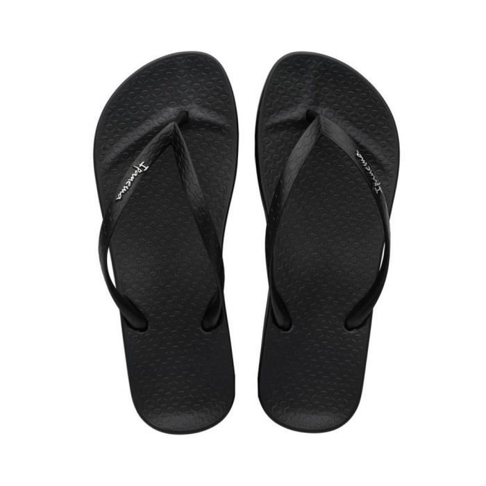 Anatomische teenslippers in bruin - Ipanema - Zwart - Dames - Rubber