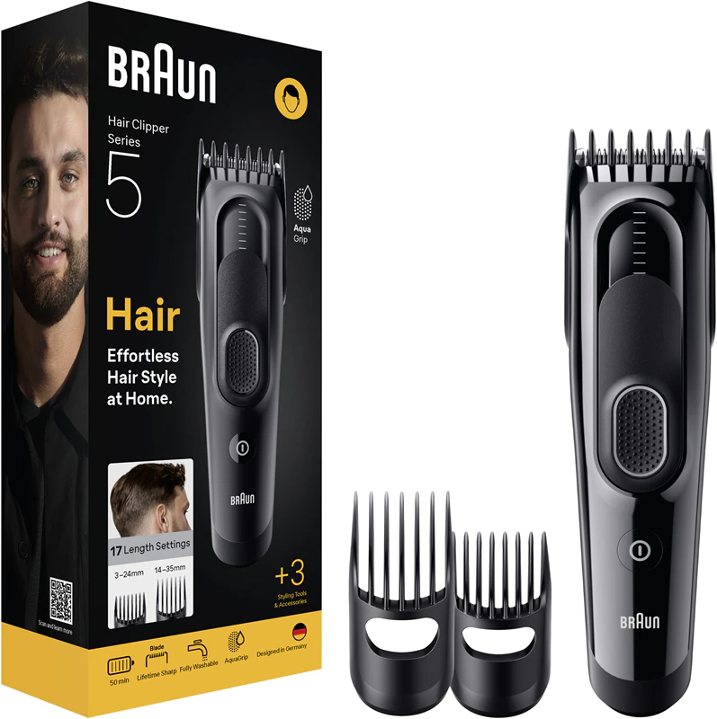 Braun Series 5 HC5530 tondeuse met 3 stylingopzetstukken