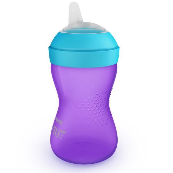 Tazza PHILIPS AVENT SCF802/02 con beccuccio morbido, colore viola, 300 ml