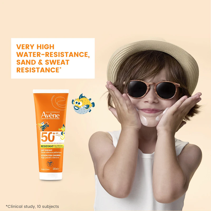 Protetor solar Avène para crianças FPS 50+