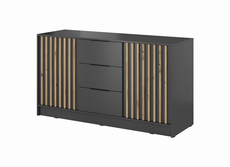 Komoda NELLY 2D3S z lamelami