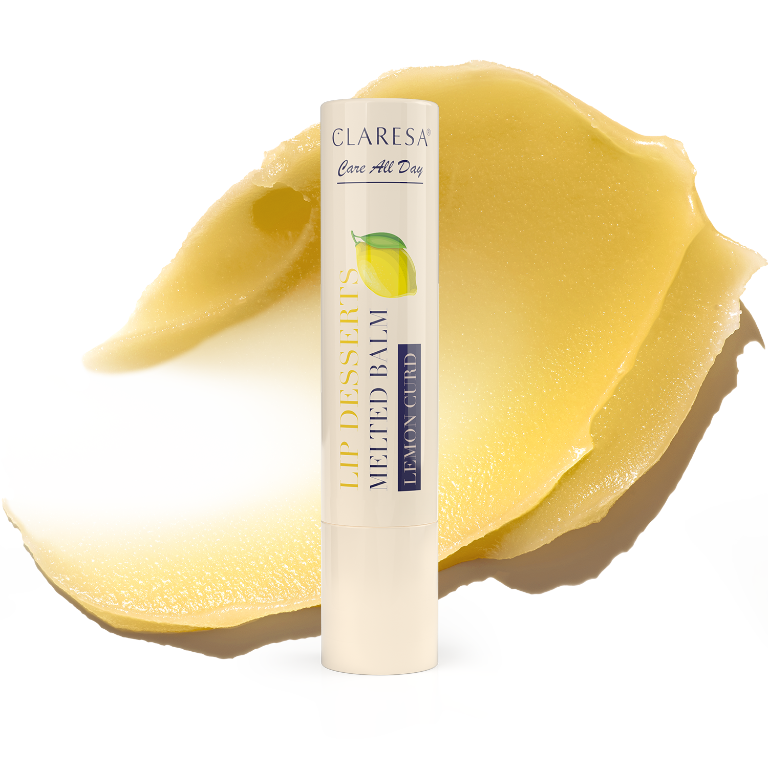 Baume à lèvres fondant Claresa LIP DESSERTS, soin toute la journée