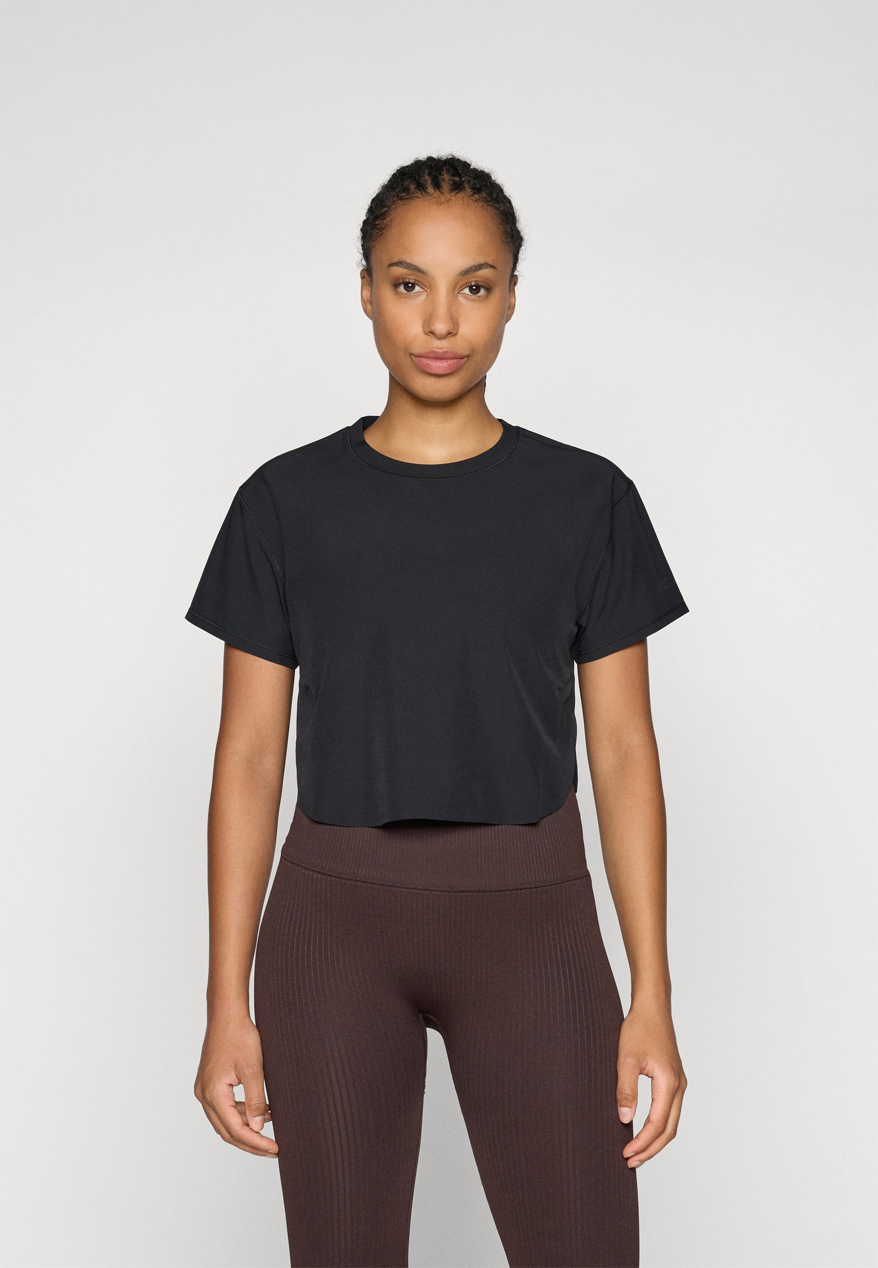 Champion TRAINING TECH CREWNECK - T-shirt sportiva - nera