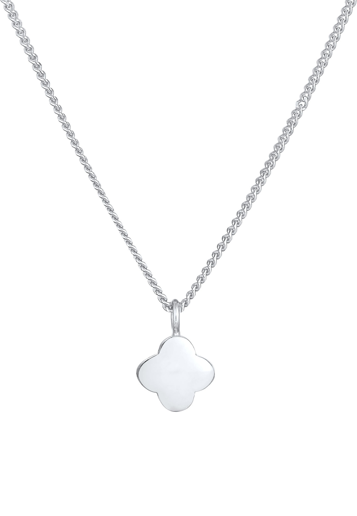 Elli Pendentif trèfle dame symbole de chance classique en argent sterling 925