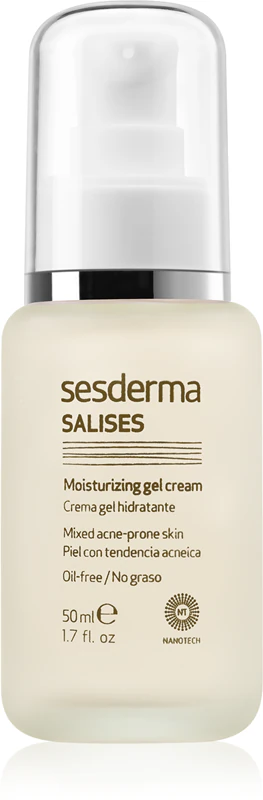 Hydratačný gélový krém Sesderma Salises pre mastnú pleť so sklonom k akné