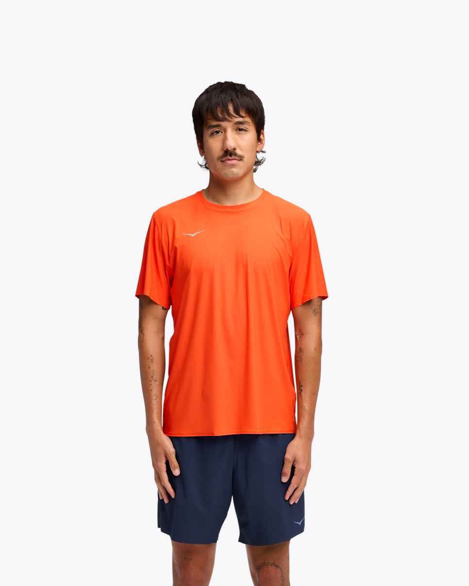 HOKA Airolite Short Sleeve 2.0 Lava