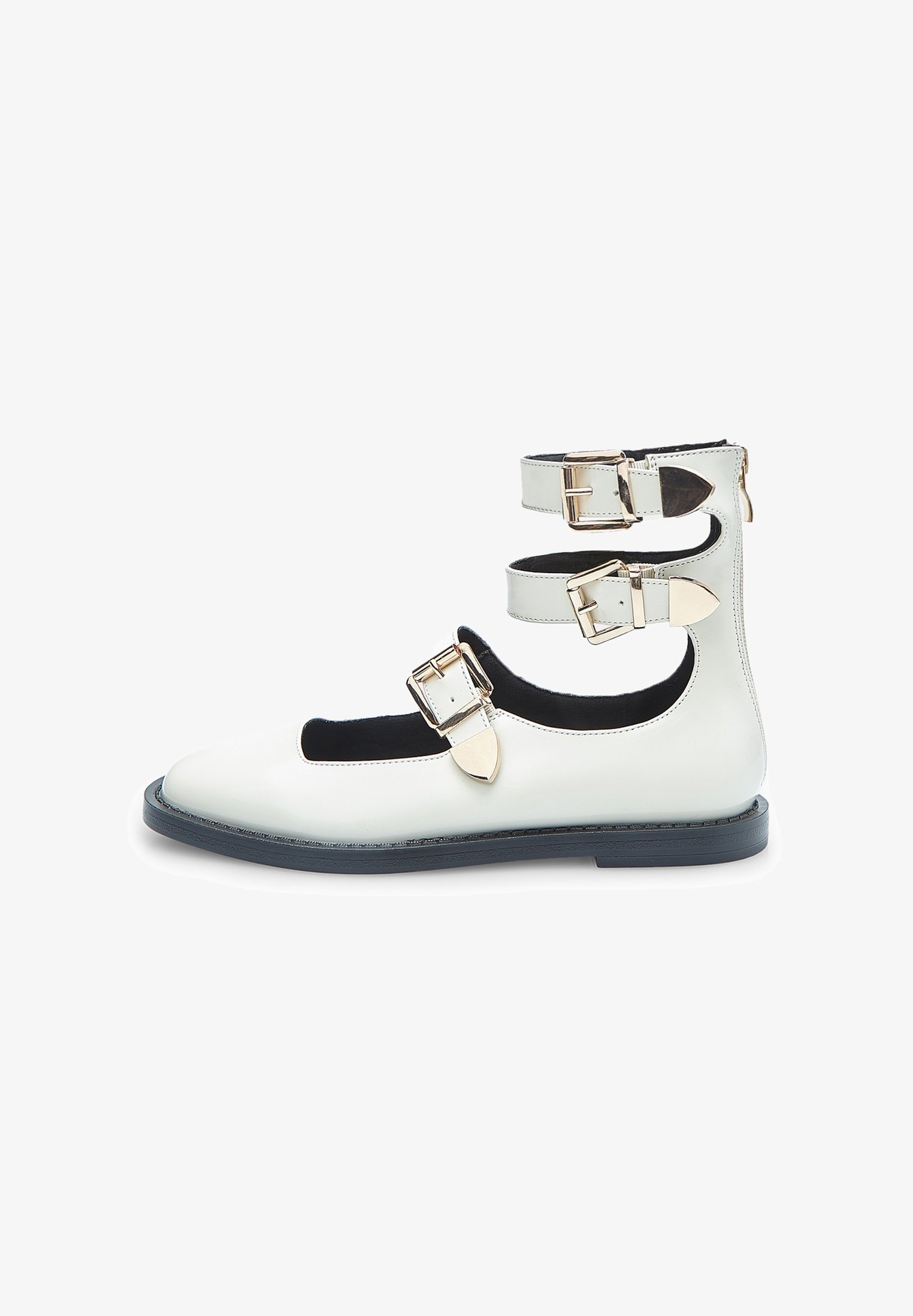Ballerines à bride cheville Bata MARY JANE LABEL - blanches