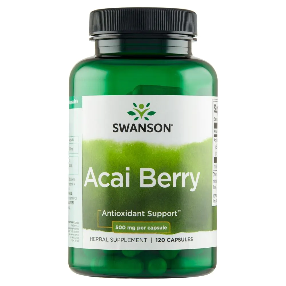Swanson Acai Berry 500 mg Kapsułki