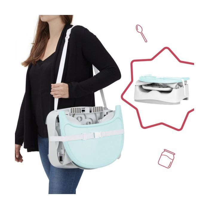 Seggiolone rialzato Badabulle Trendy - 3 altezze - da 6 a 36 mesi