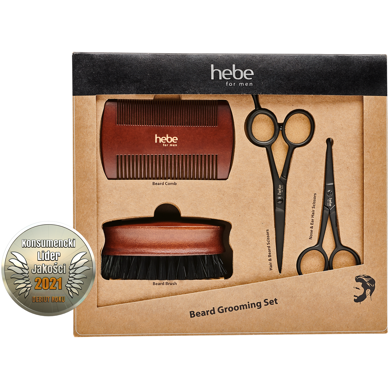 Kit para cuidados com a barba Hebe For Men
