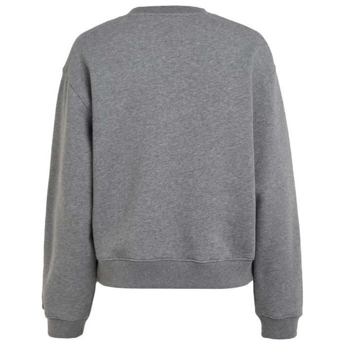 Tommy Hilfiger Femme Sweat Sans Capuche- Gris (Medium Heather Grey)- L