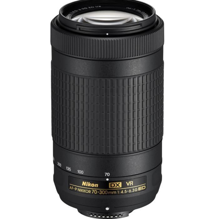 Mellemzoomobjektiv - NIKON - AF-P DX NIKKOR 70-300mm f/4.5-6.3G ED VR - VR-billedstabilisering