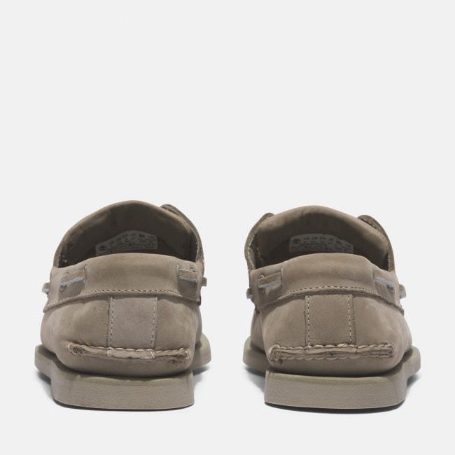 Scarpa da Barca in Pelle Classic da Uomo in                beige