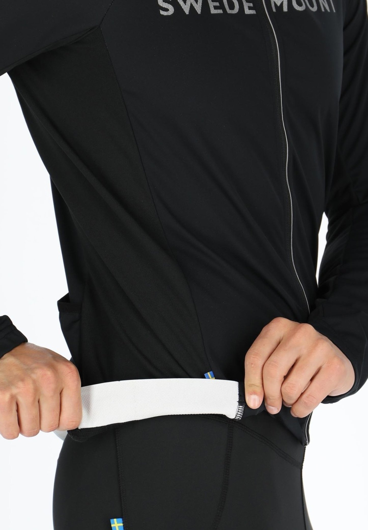 Swedemount GIRO - Trainingsjack - zwart reflecterend