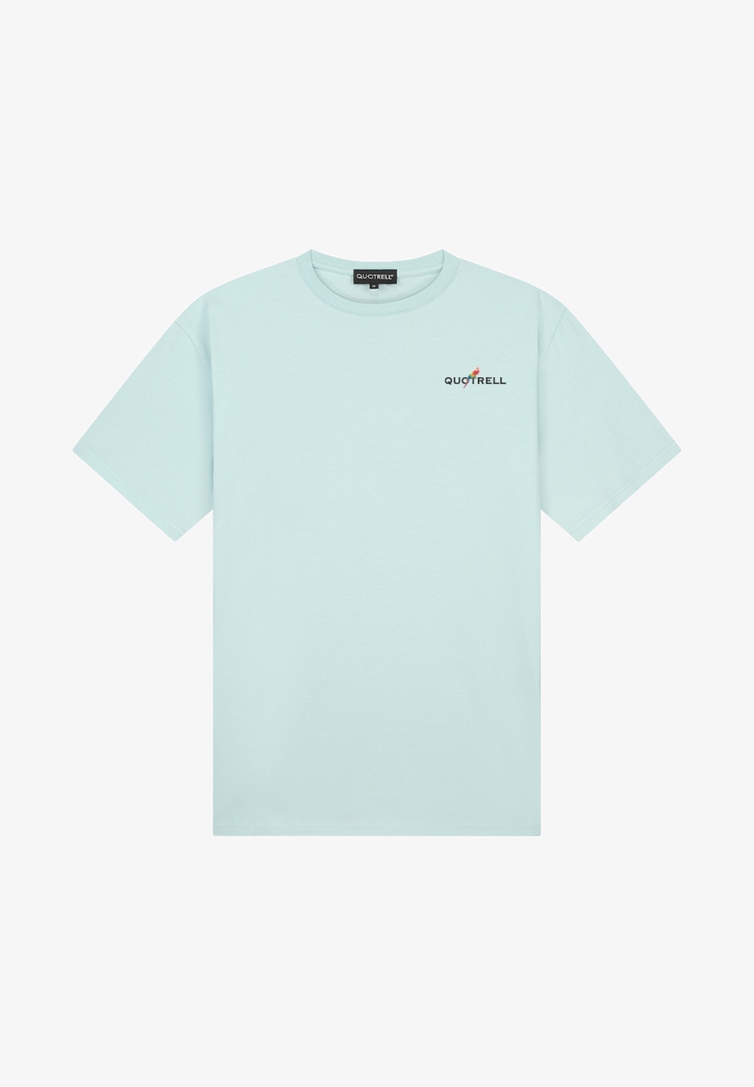 T-shirt à imprimé citation - bleu clair
