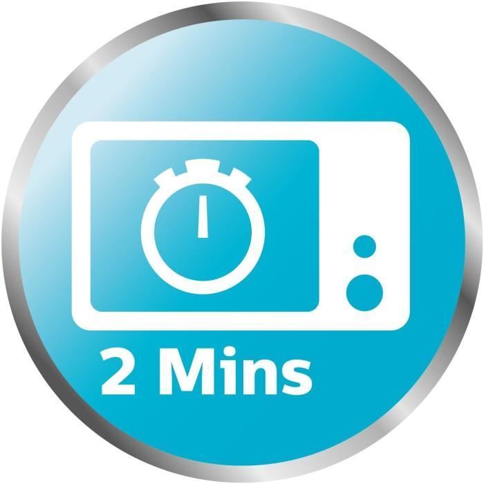 Sterilizzatore a microonde - PHILIPS AVENT - Vapore rapido - Blu/Bianco - Sterilizza in 2 minuti - Design compatto