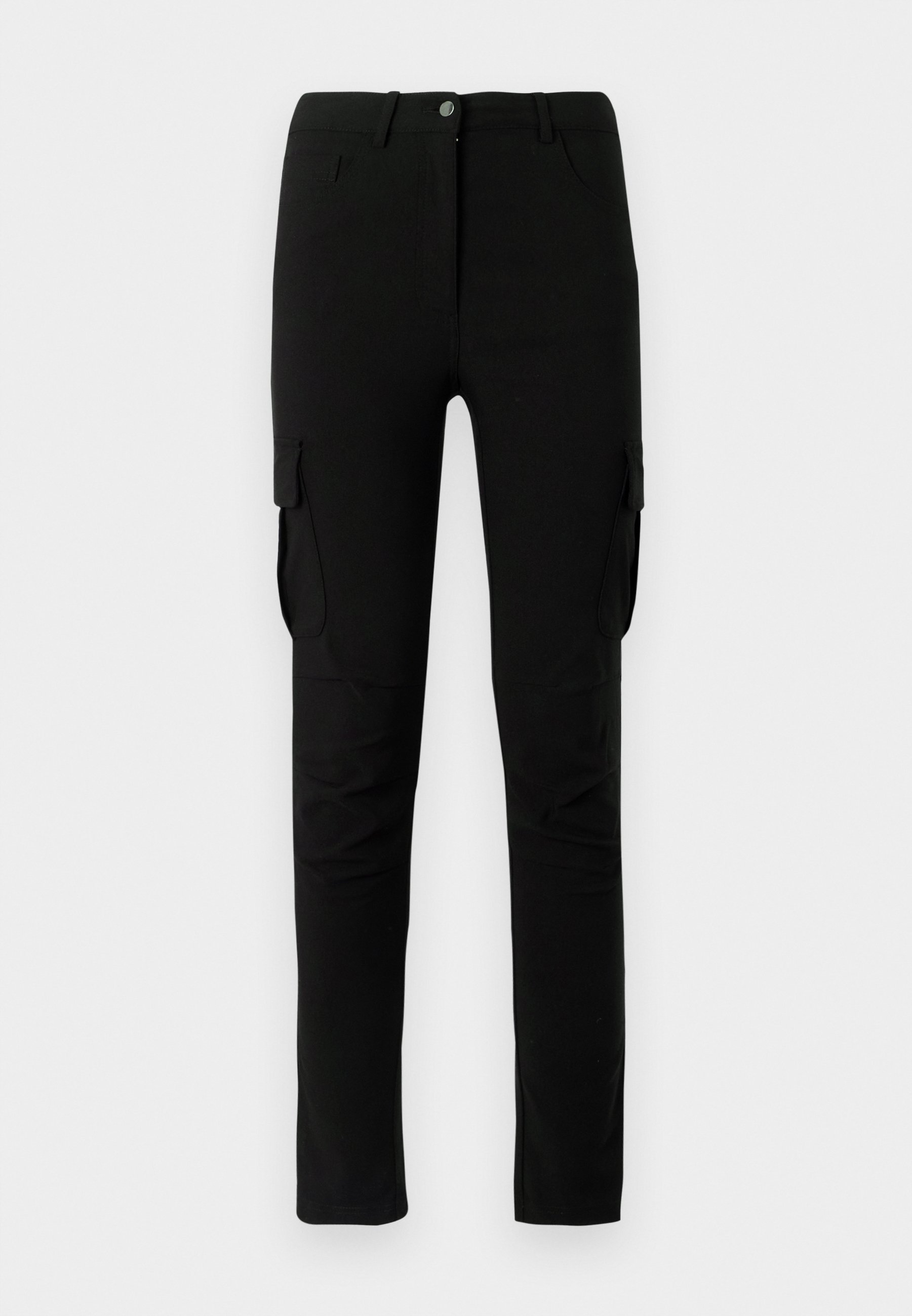 PANTALONI VILA VICARGO - Pantaloni cargo - nero intenso