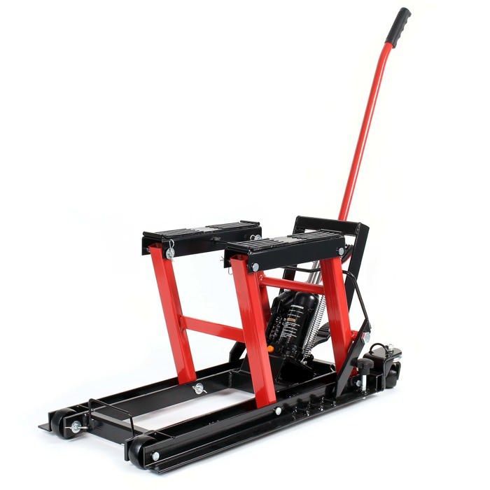 Plataforma elevadora para motocicletas de 680 kg, soporte de montaje para ATV y quads.