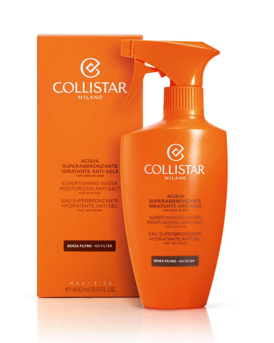 COLLISTAR SUN FACE EAU SUPER BRONZANTE HYDRATANTE ANTI-SEL À L'ALOE VERA