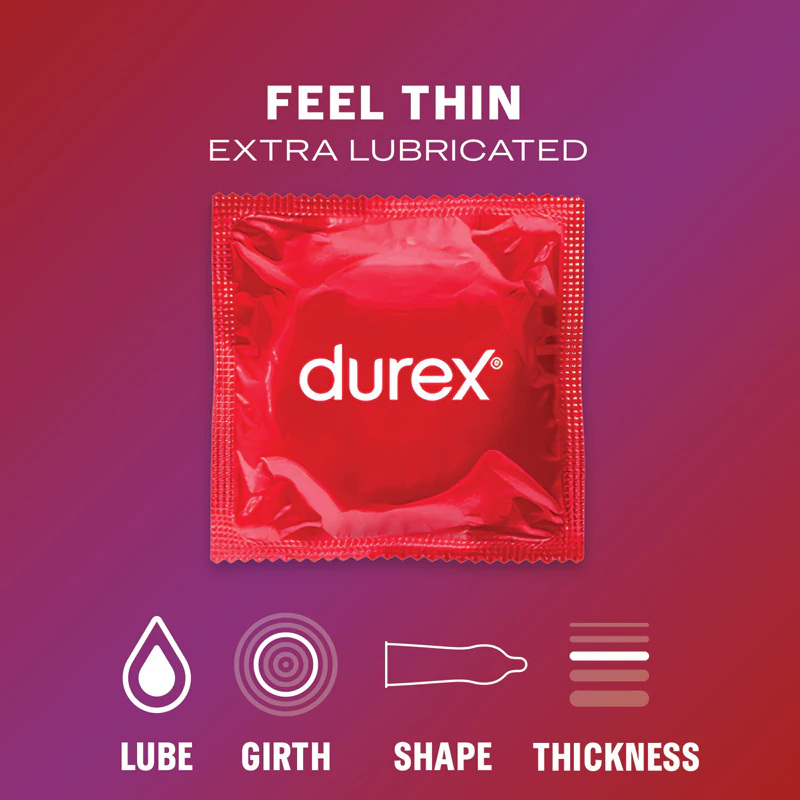 Durex Feel Thin Extra Lubricated medisch condoom