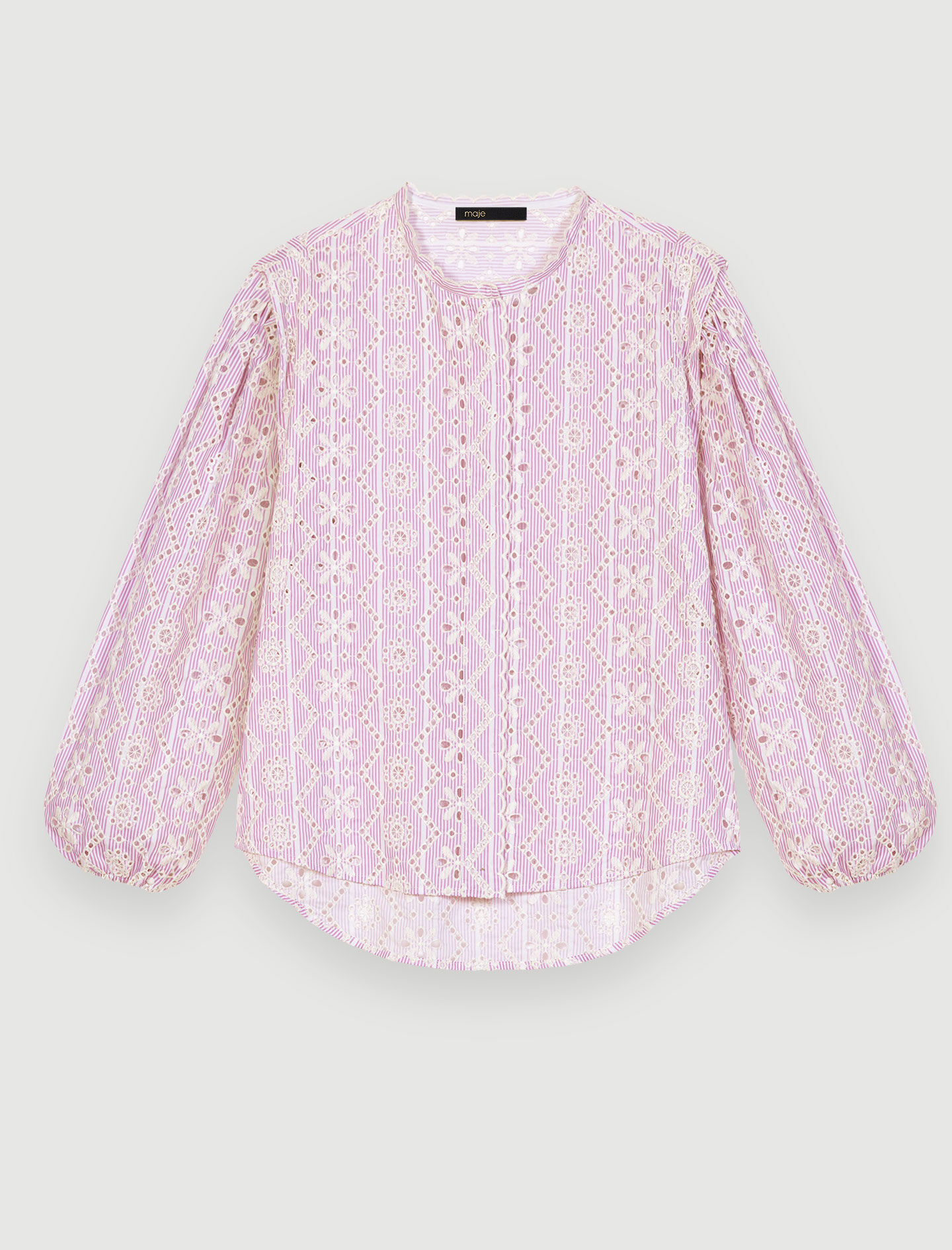 Geborduurd katoenen shirt - Parma