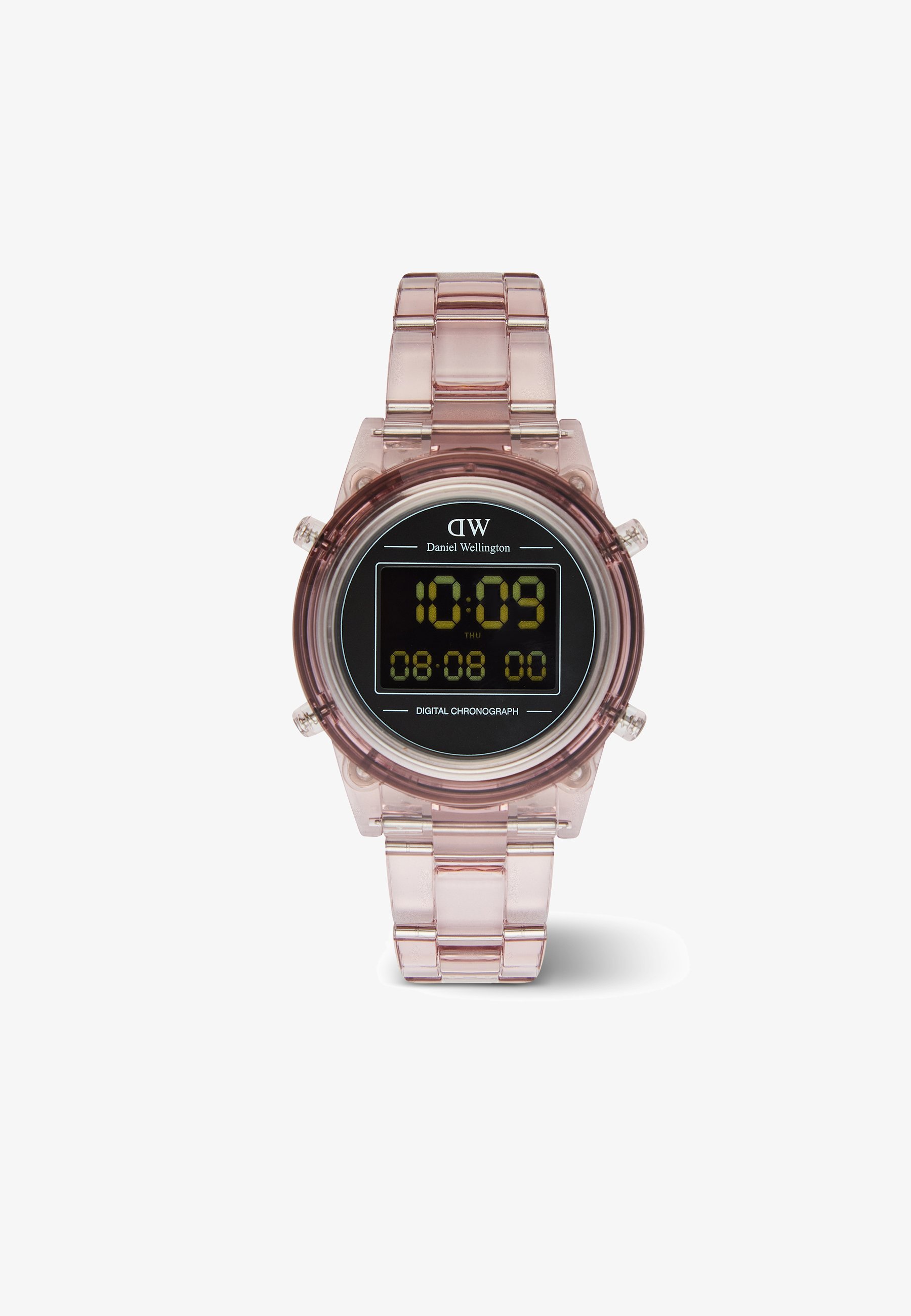 Daniel Wellington RETRO - Digitaal horloge - donkerroze