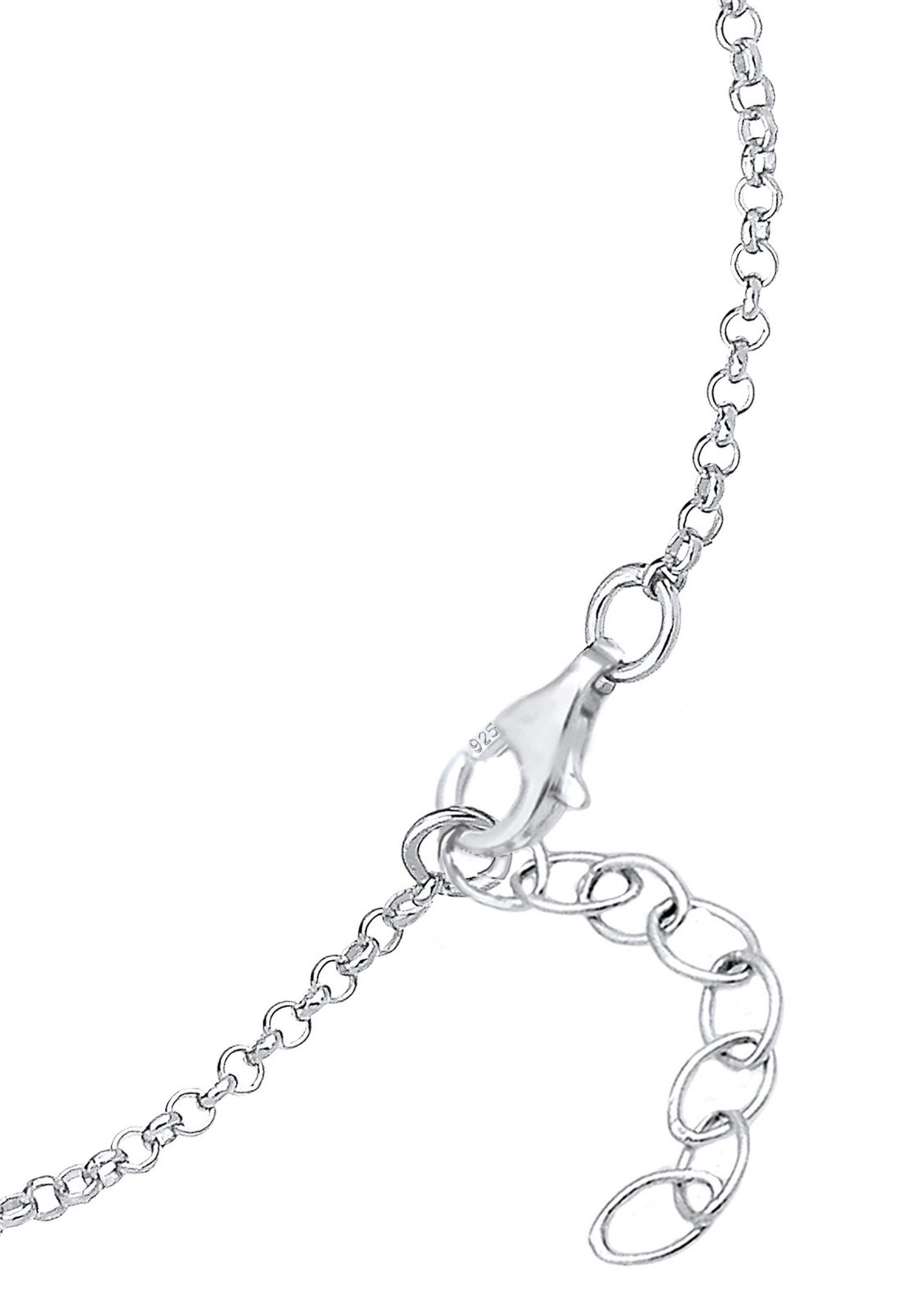 Elli DIAMONDS Femmes Infinity avec diamant (0.015 ct) en argent sterling 925