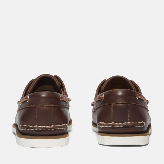 Scarpa da Barca Classic Two-Eye da Uomo in                marrone