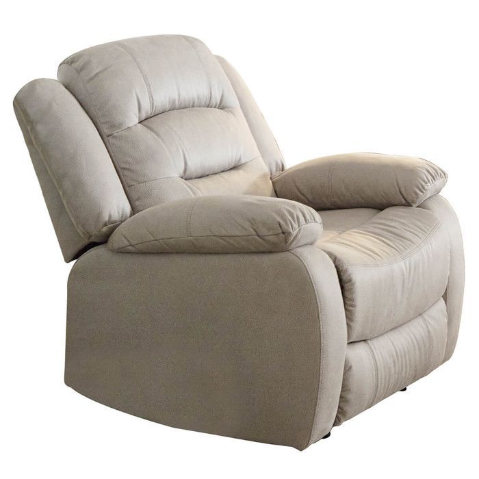 JANS - Canapé Relax Manuel 3 Places + Fauteuil Relax