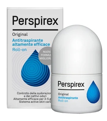 Το PERSPIREX Perspirex Original αποσμητικό Roll-On αντιιδρωτικό 20 ml μειώνει την εφίδρωση και την δυσάρεστη οσμή