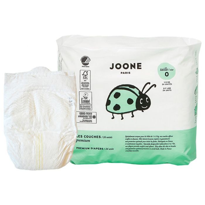 Joone 24 Couches Taille 0 pour 1-3 kg
