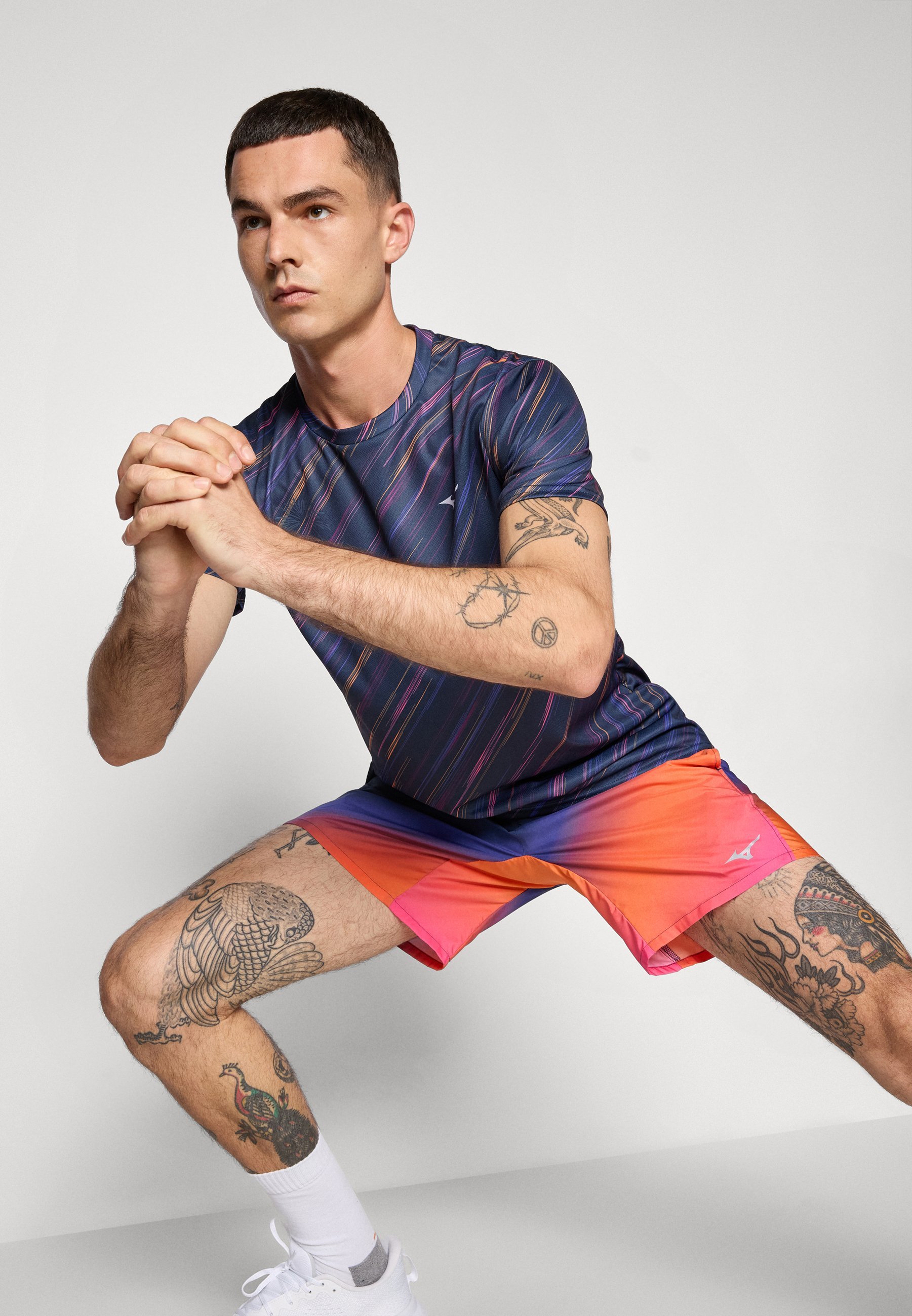 Mizuno SUMMER PACK TEE - Sportovní tričko - hanabi