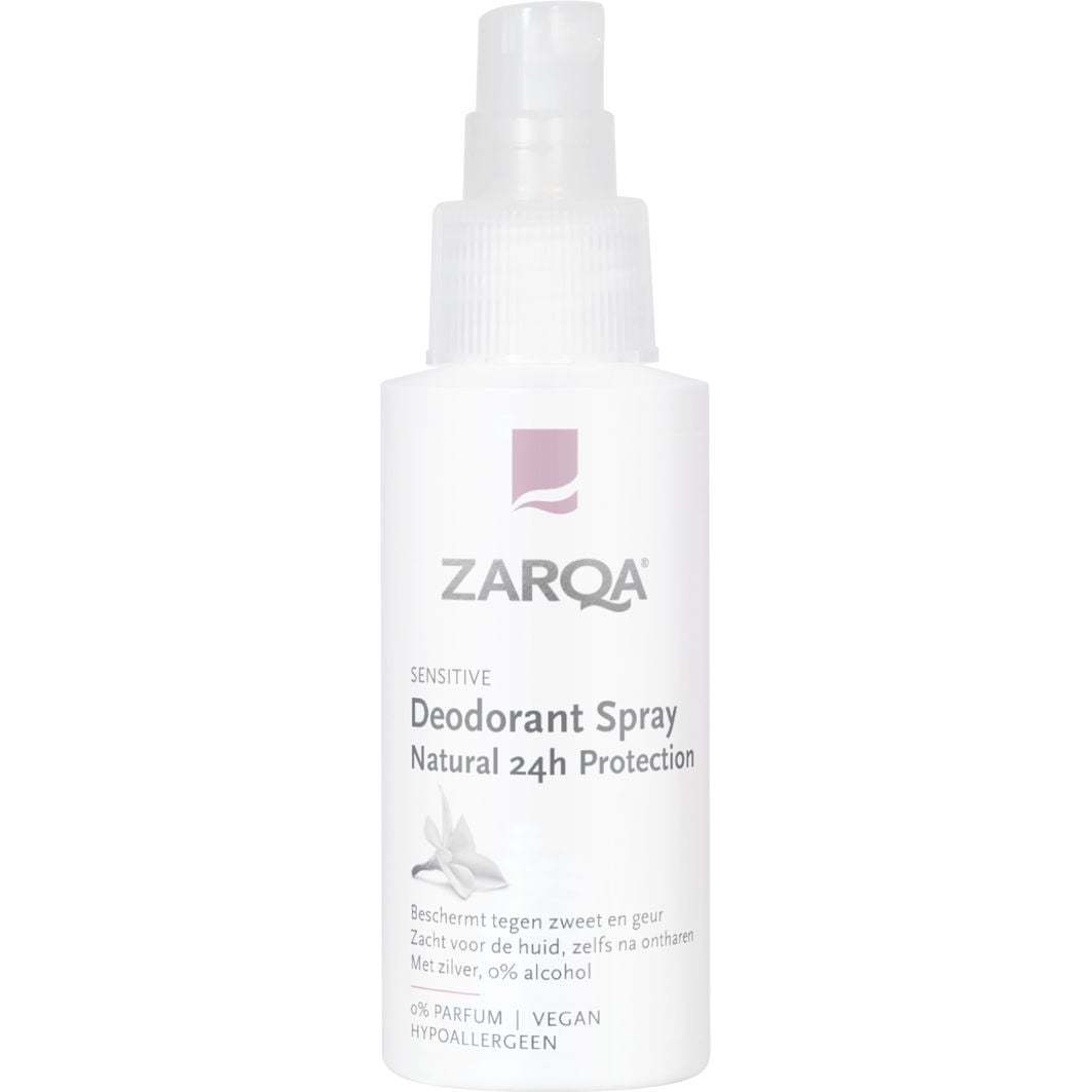 ZARQA Deodorant Sensitive Deodorant Spray Natürlicher 24-Stunden-Schutz - 50 ml