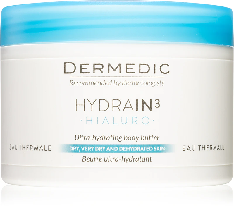 Dermedic Hydrain3 Hialuro Manteiga Corporal Intensivamente Hidratante