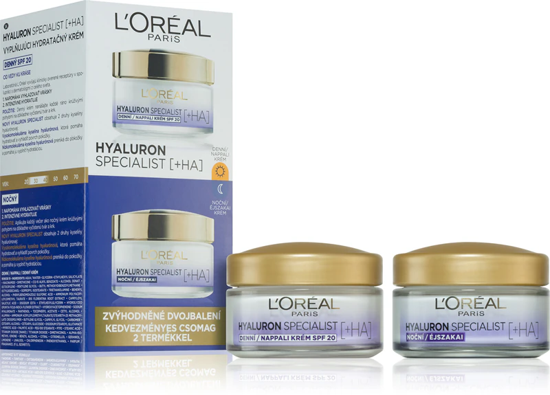 Kit Dia e Noite L'Oréal Paris Hyaluron Specialist