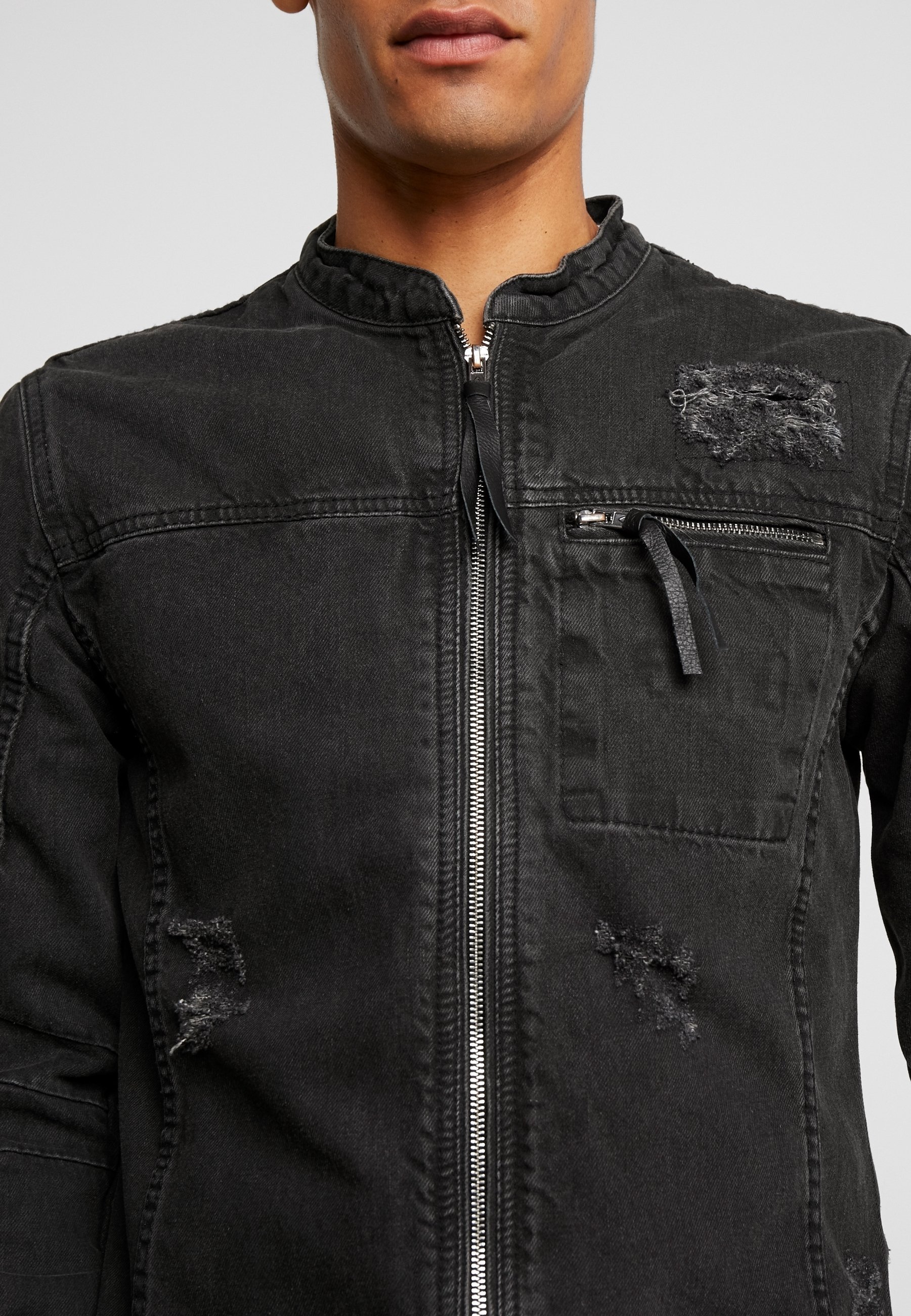 Be Edgy Jeansjacke – schwarz