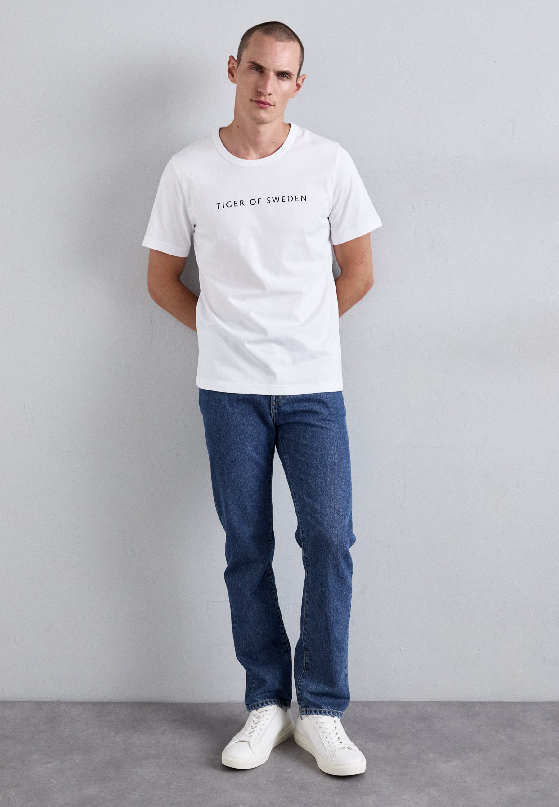 Tijger van Zweden OLAF - T-shirt met print - puur wit