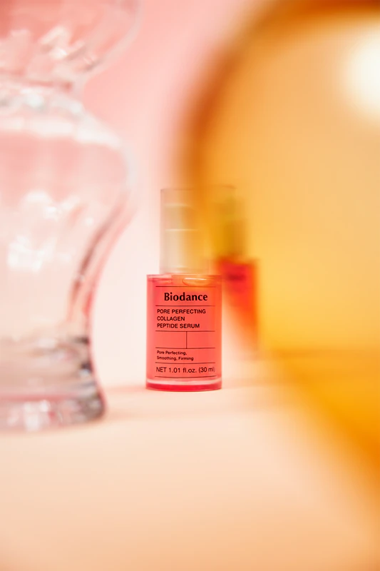Sérum de peptídeos de colágeno Biodance Pore Perfecting: sérum regenerador e hidratante para poros dilatados e rugas.