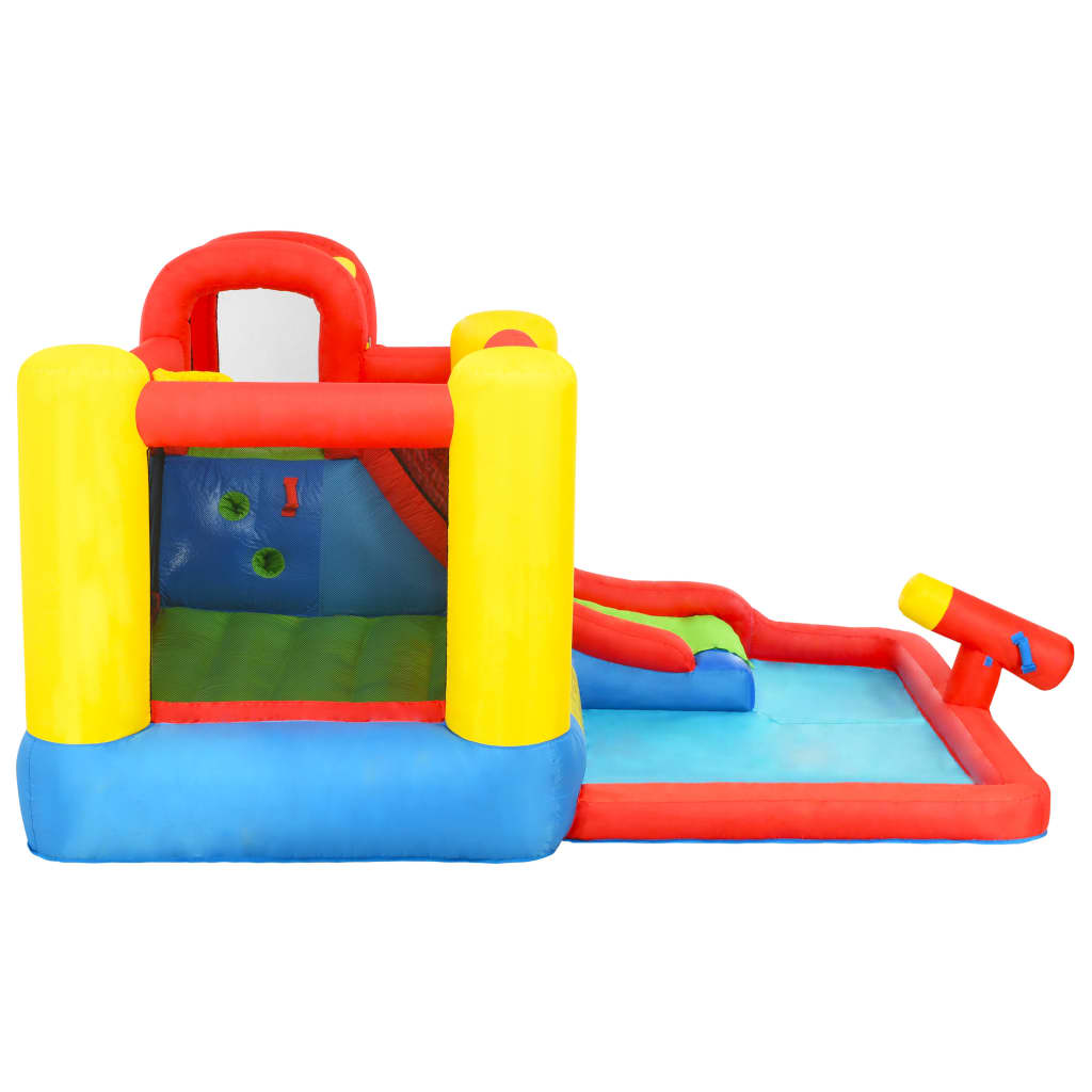 Aufblasbares Schloss „Happy Hop“ mit Rutsche und PVC-Pool, 350 x 280 x 190 cm