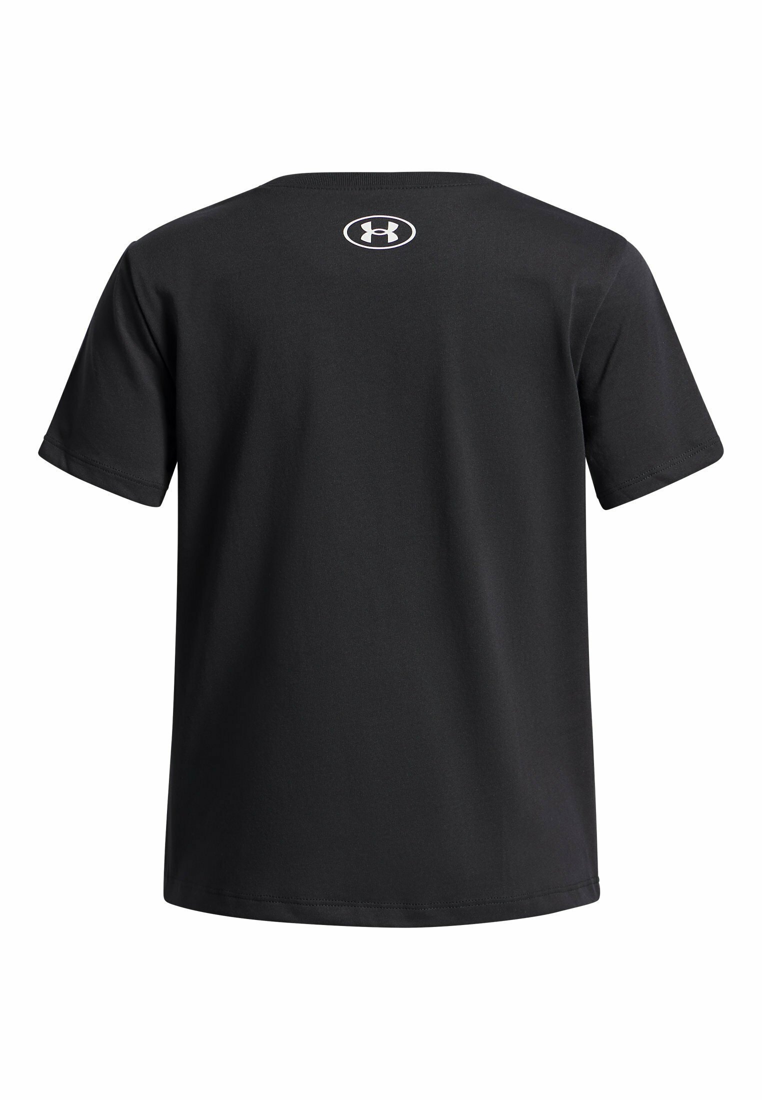 Under Armour sneldrogend sportshirt met korte mouwen en groot logo - Zwart