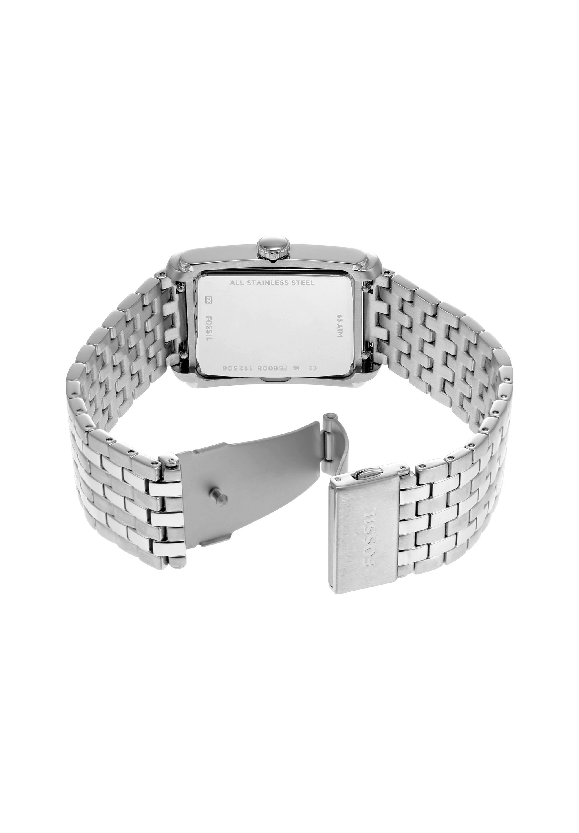 Fossil Analoog Quartz Horloge - Zilver